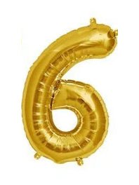 42" Balloon Numbers - Gold