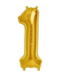42" Balloon Numbers - Gold