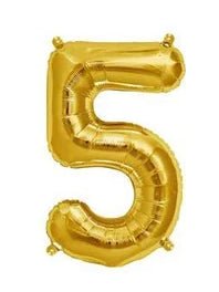 42" Balloon Numbers - Gold