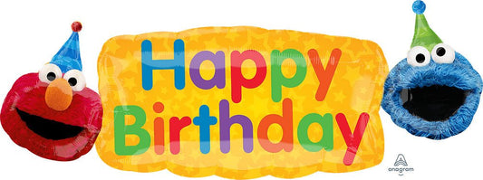 42" Sesame Street Happy Birthday Banner