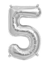 42" Silver Foil Numbers (Winner Party)
