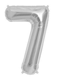 42" Silver Foil Numbers (Winner Party)