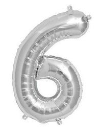 42" Silver Foil Numbers (Winner Party)