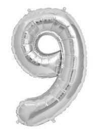 42" Silver Foil Numbers (Winner Party)