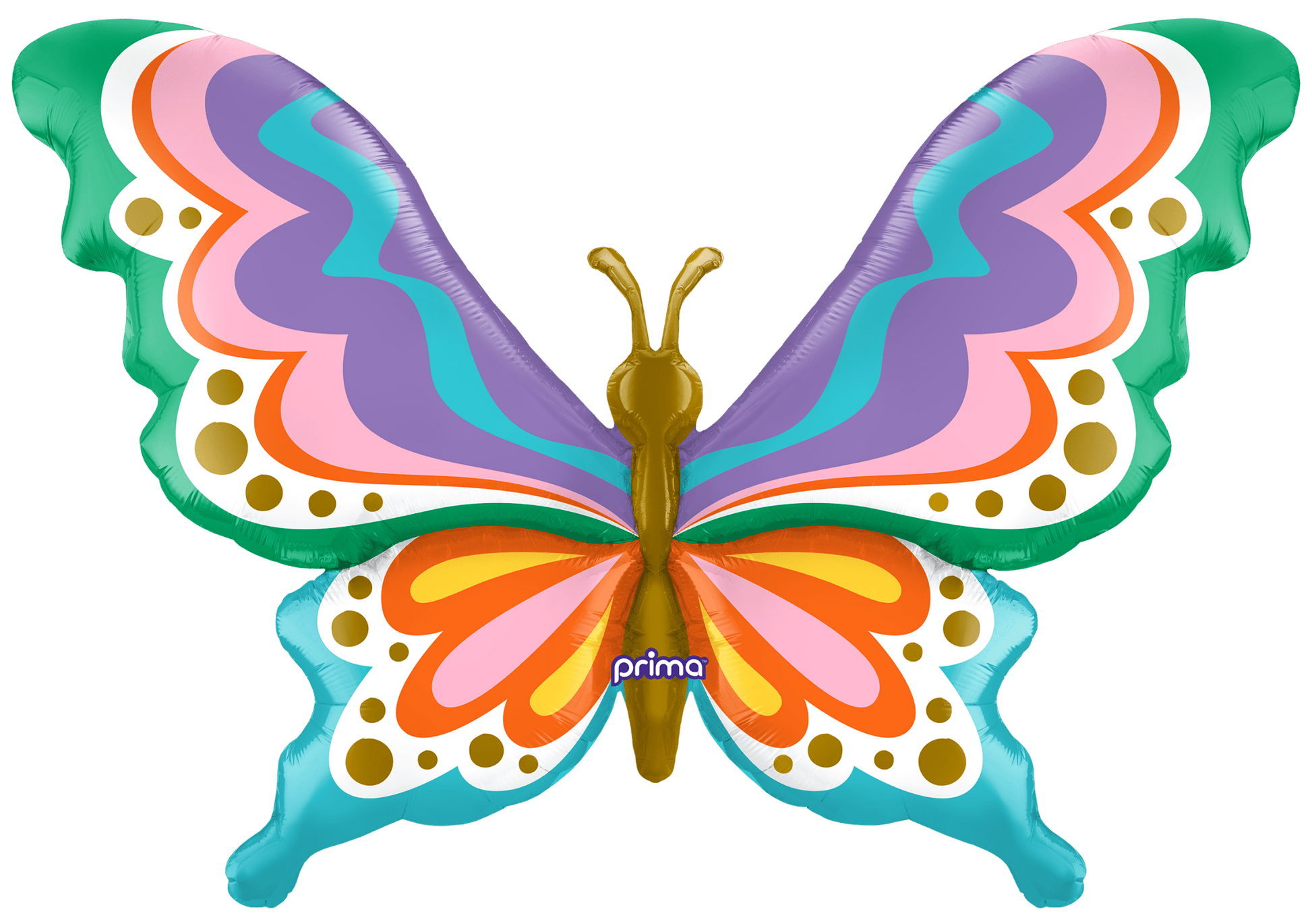 44" Groovy Butterfly Shape