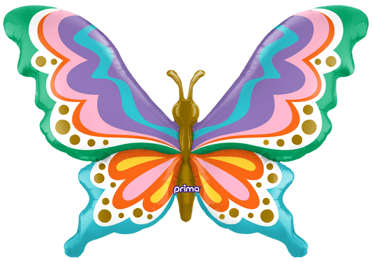 44" Groovy Butterfly Shape