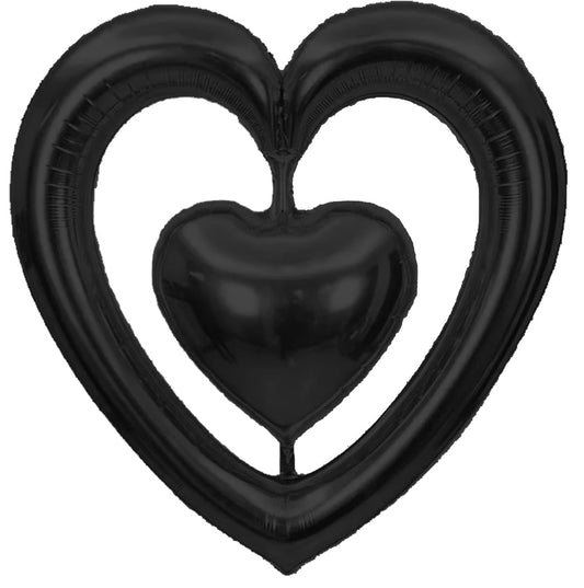 44" Heart - To - Heart - Black