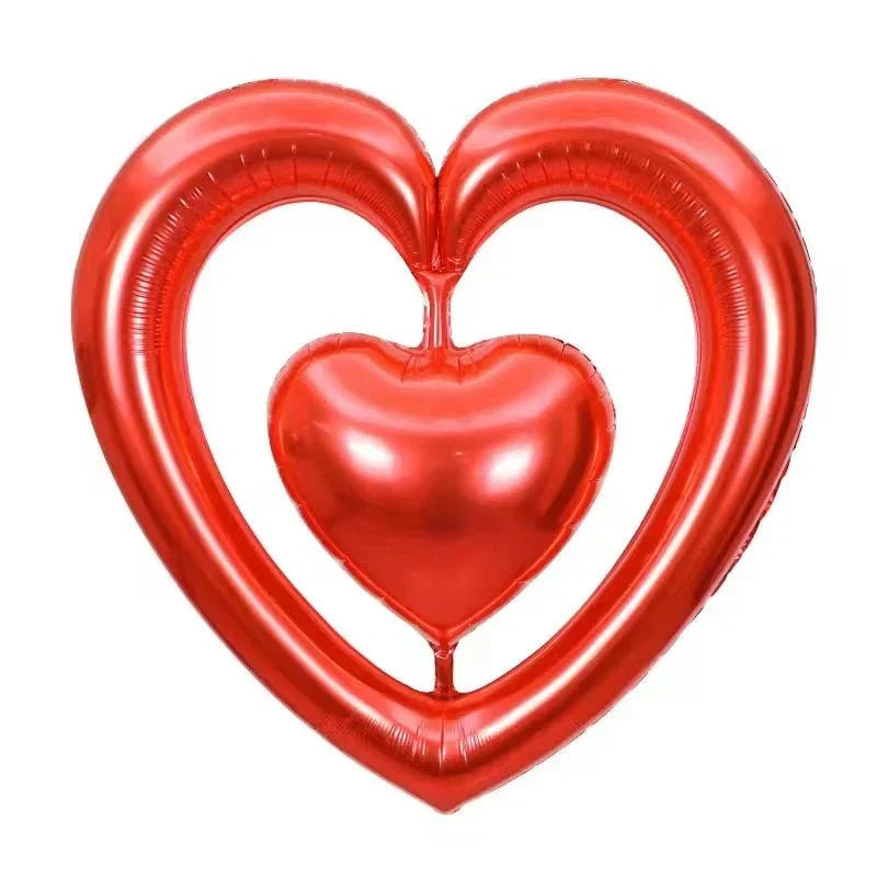 44" Red Heart - to - Heart Balloons - Winner Party