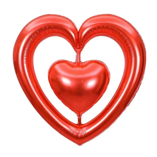 44" Red Heart - to - Heart Balloons - Winner Party