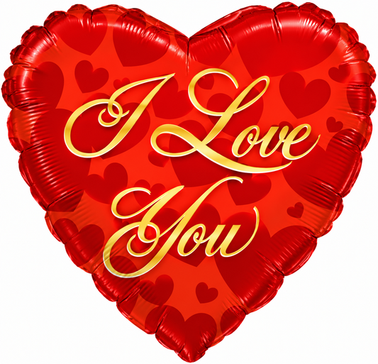 18" Love You - Gold Script - Conver Usa