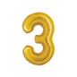 Prima 34" Gold Foil Balloon Number