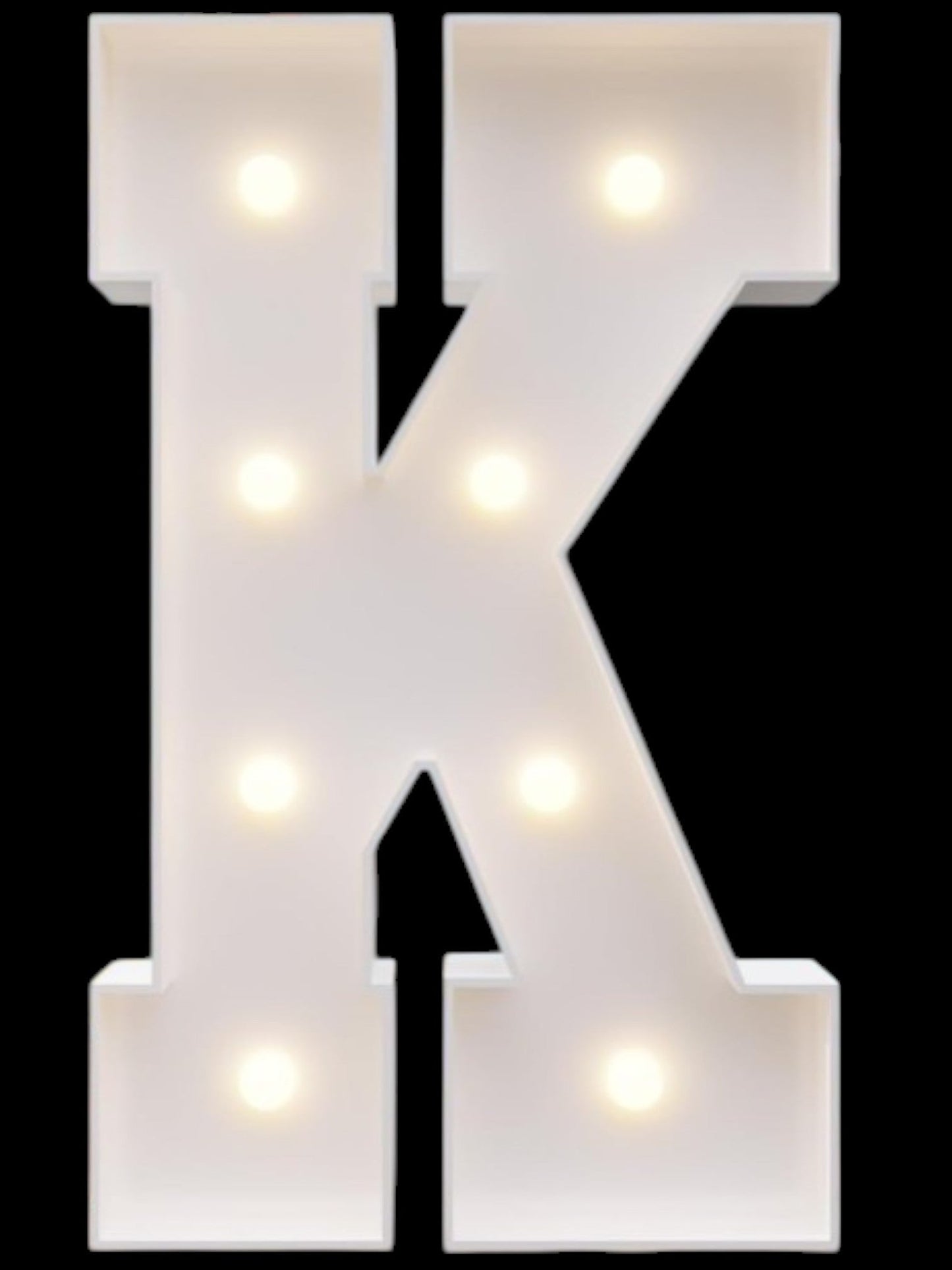 4ft Marquee Metal Letters with lights
