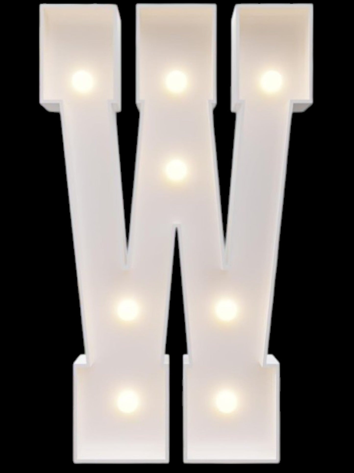 4ft Marquee Metal Letters with lights