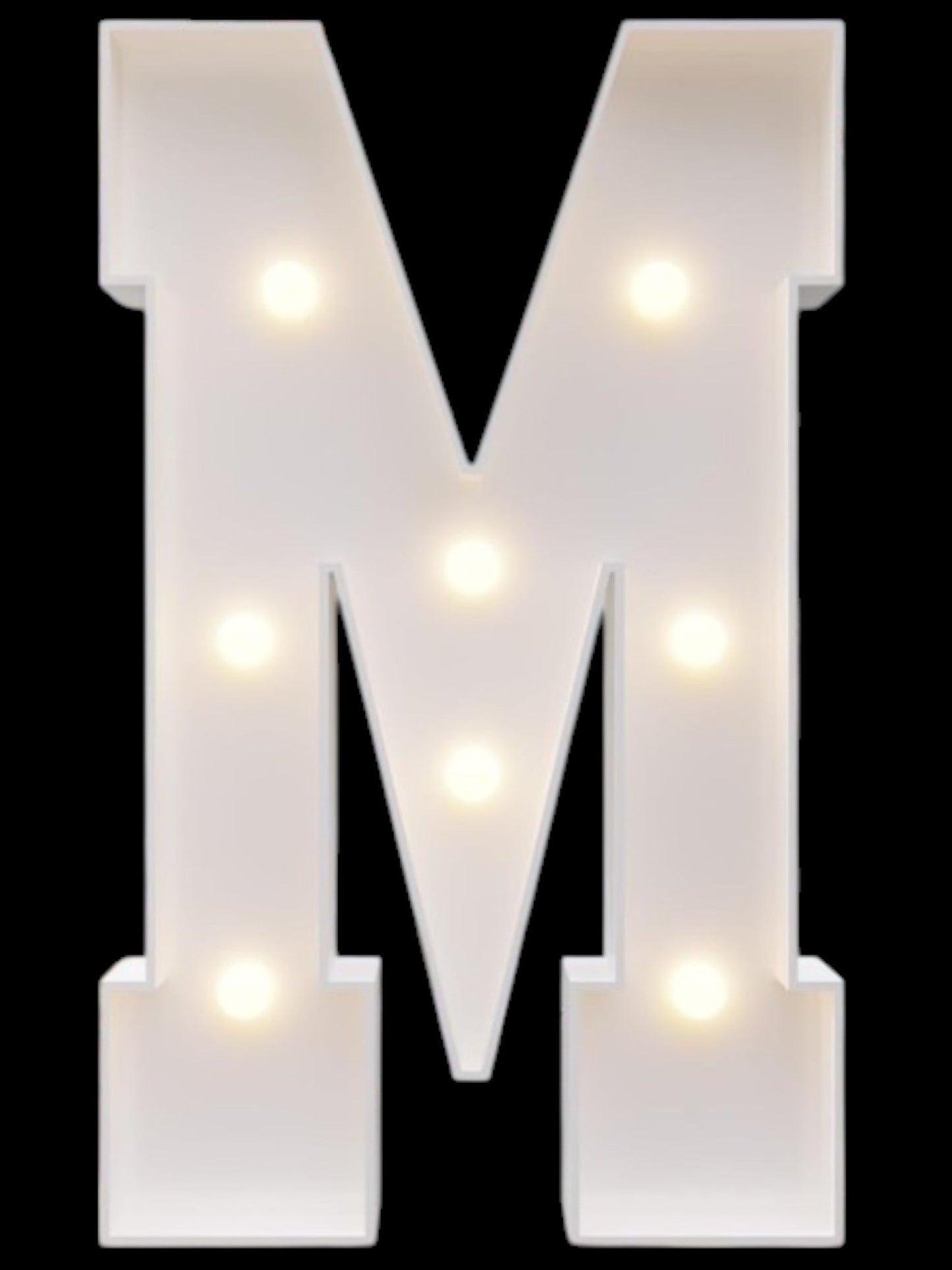 4ft Marquee Metal Letters with lights