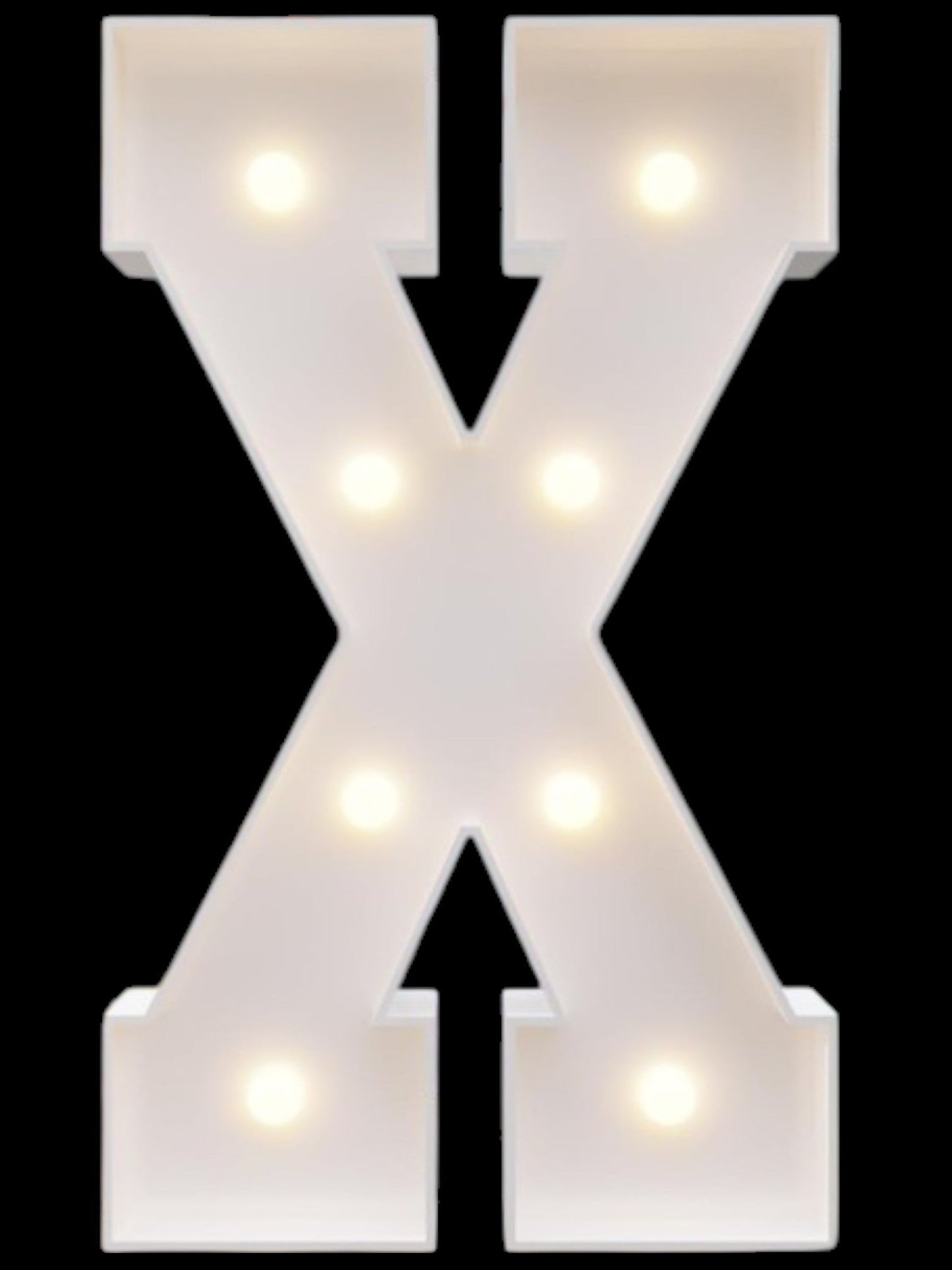 4ft Marquee Metal Letters with lights