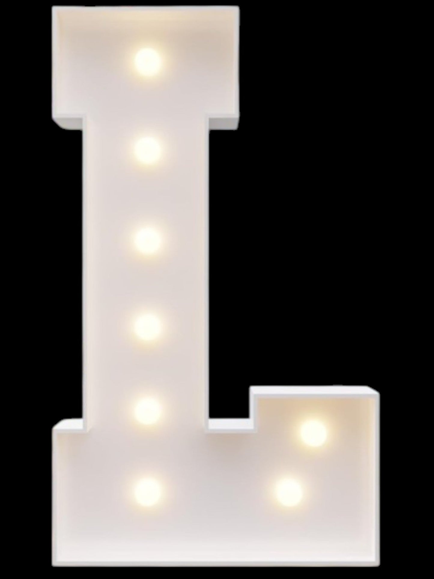 4ft Marquee Metal Letters with lights