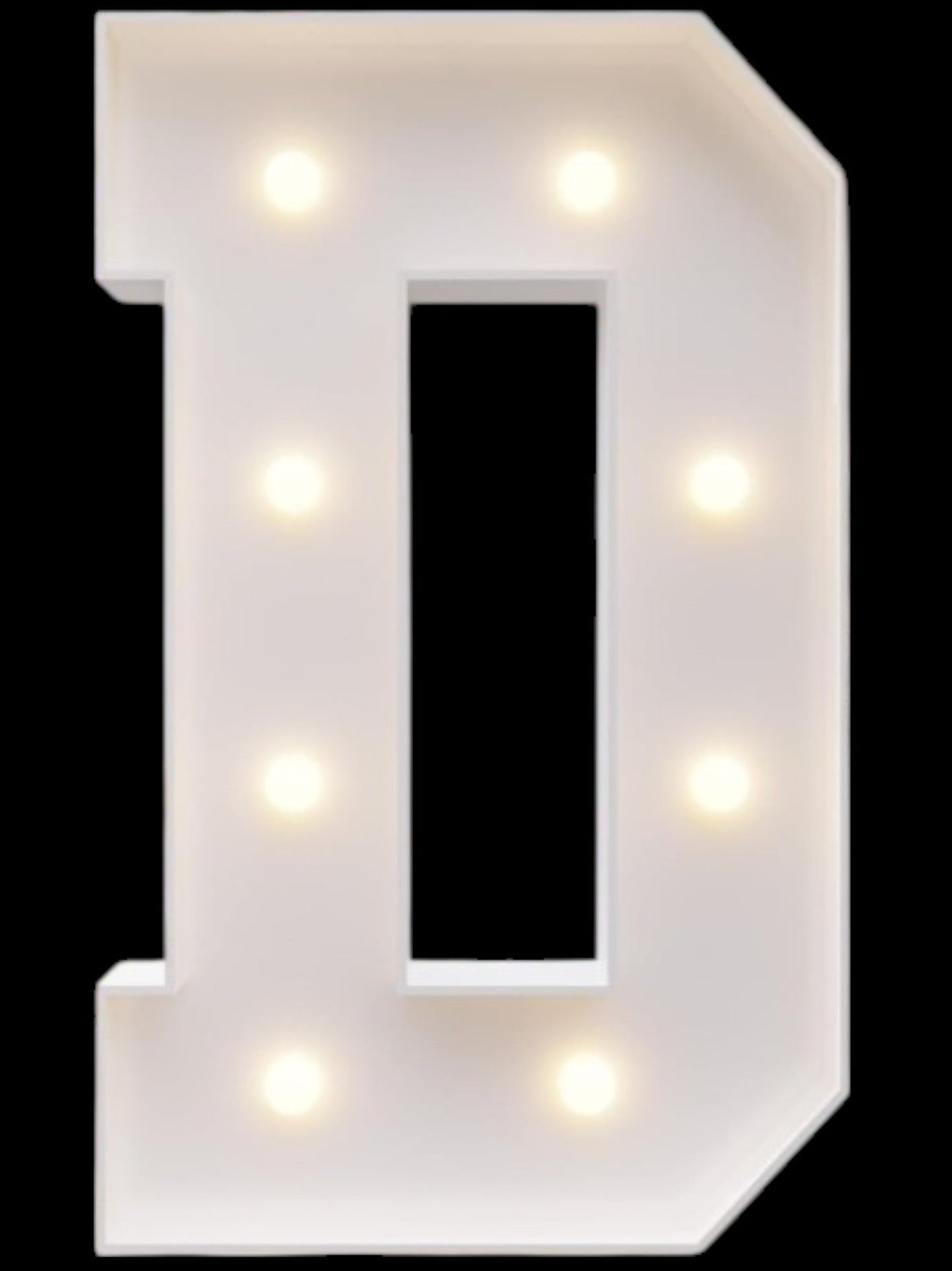4ft Marquee Metal Letters with lights