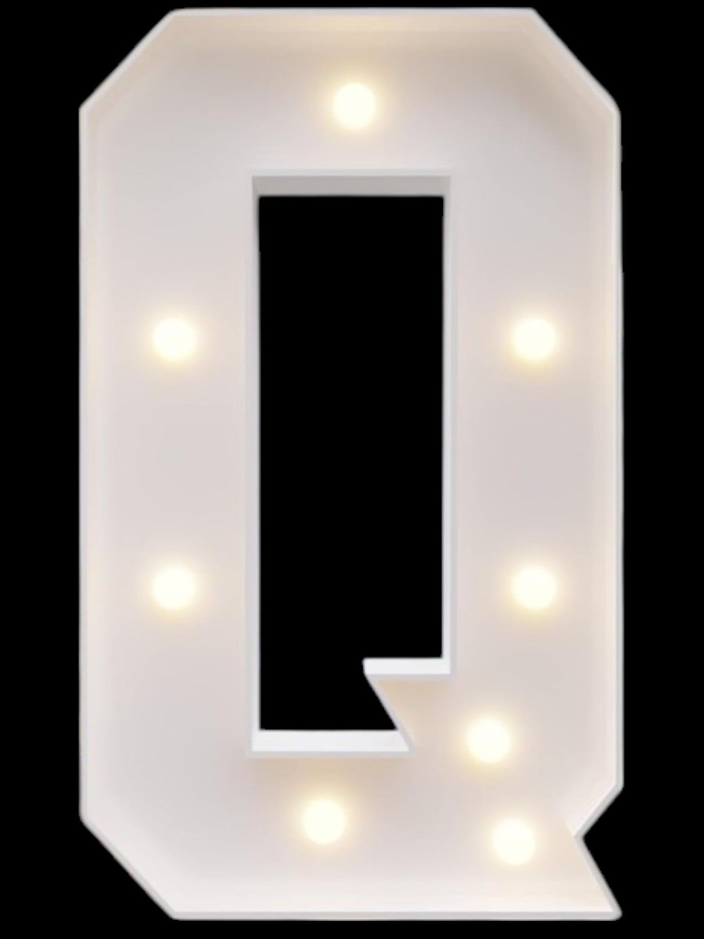 4ft Marquee Metal Letters with lights
