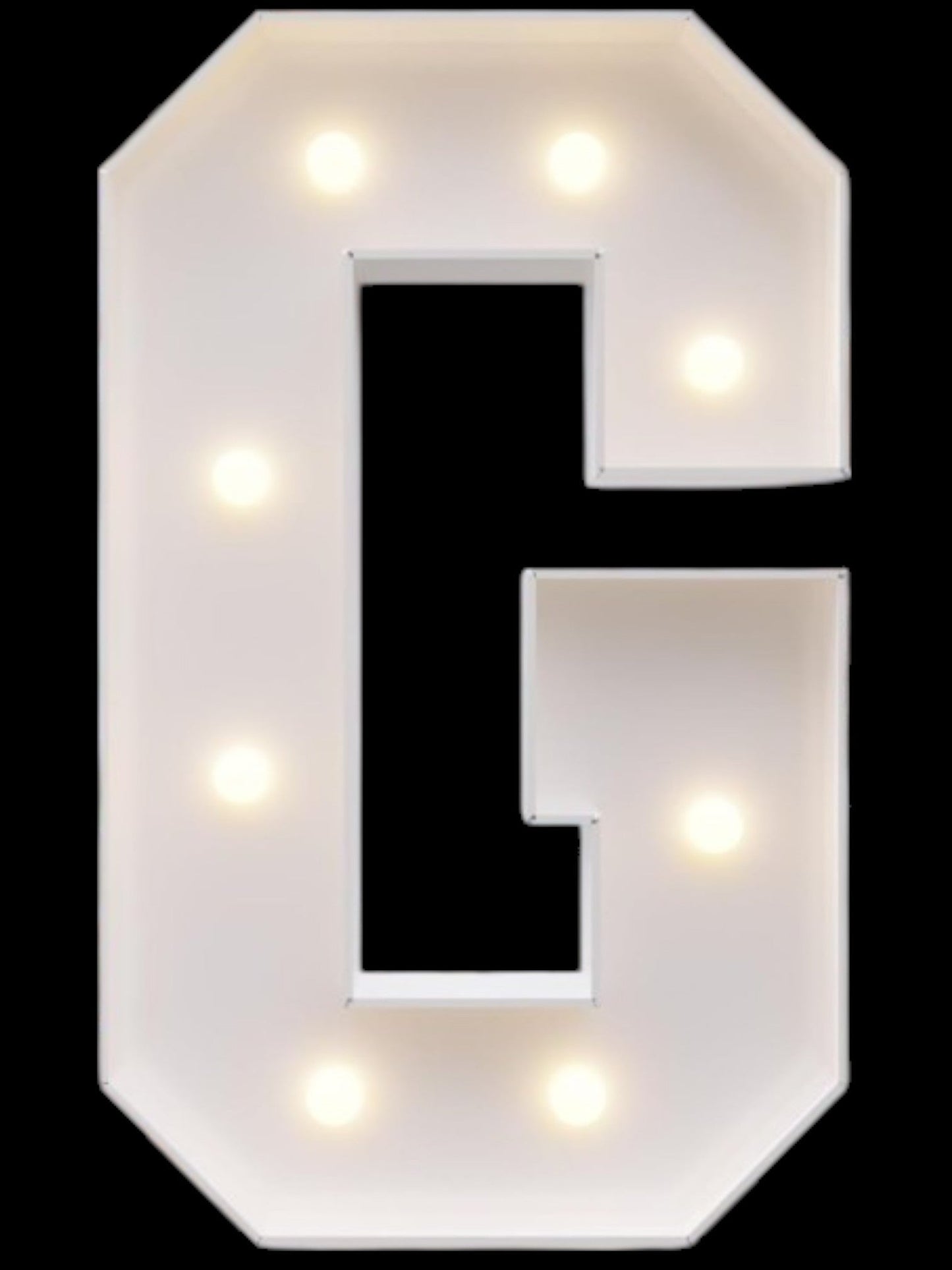 4ft Marquee Metal Letters with lights