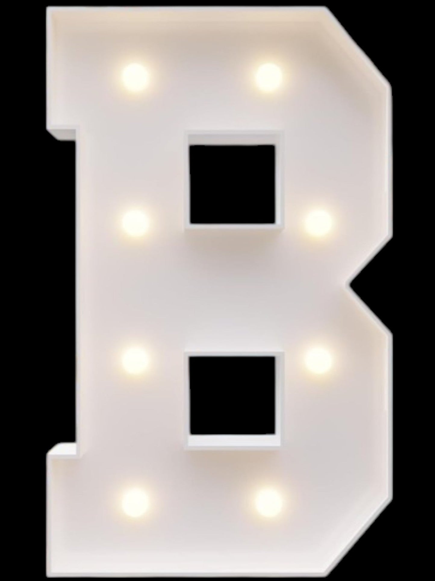 4ft Marquee Metal Letters with lights