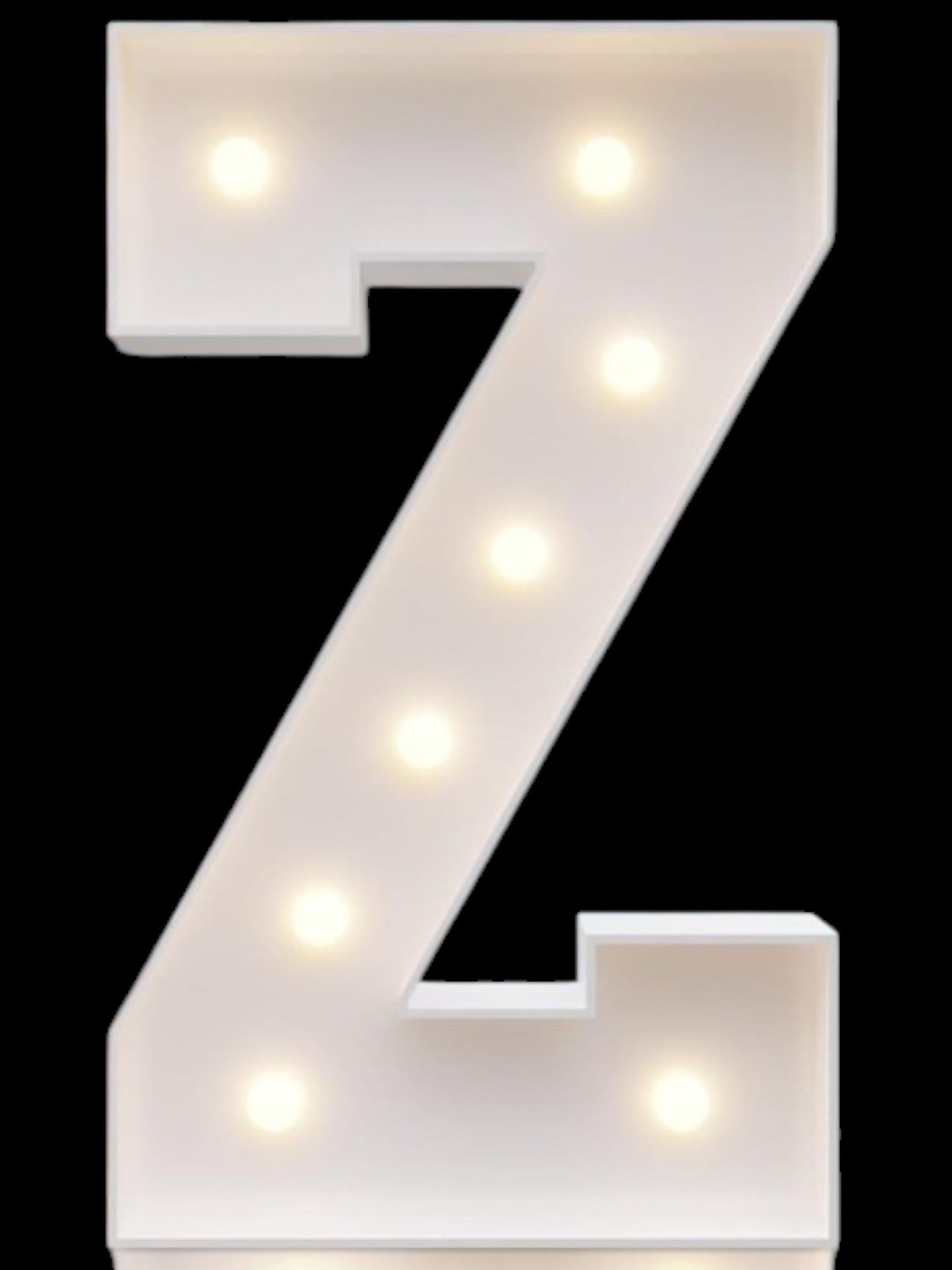 4ft Marquee Metal Letters with lights