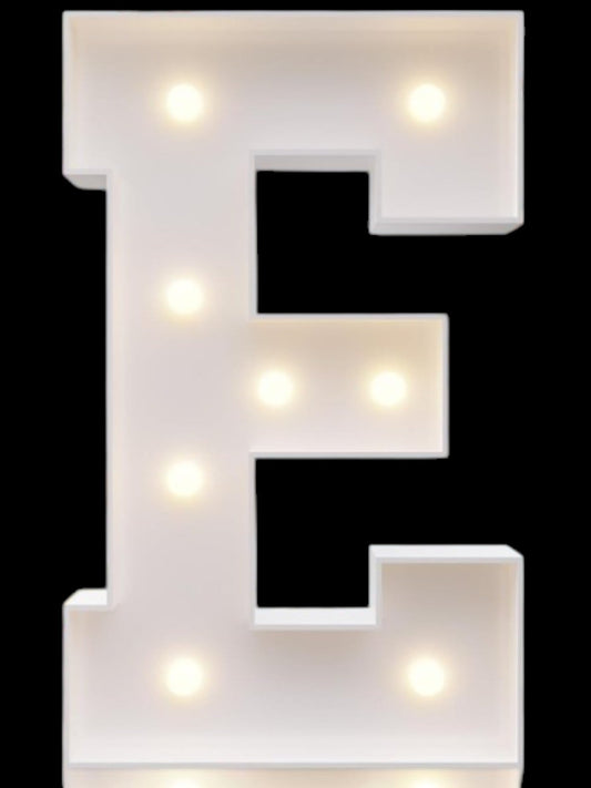 4ft Marquee Metal Letters with lights