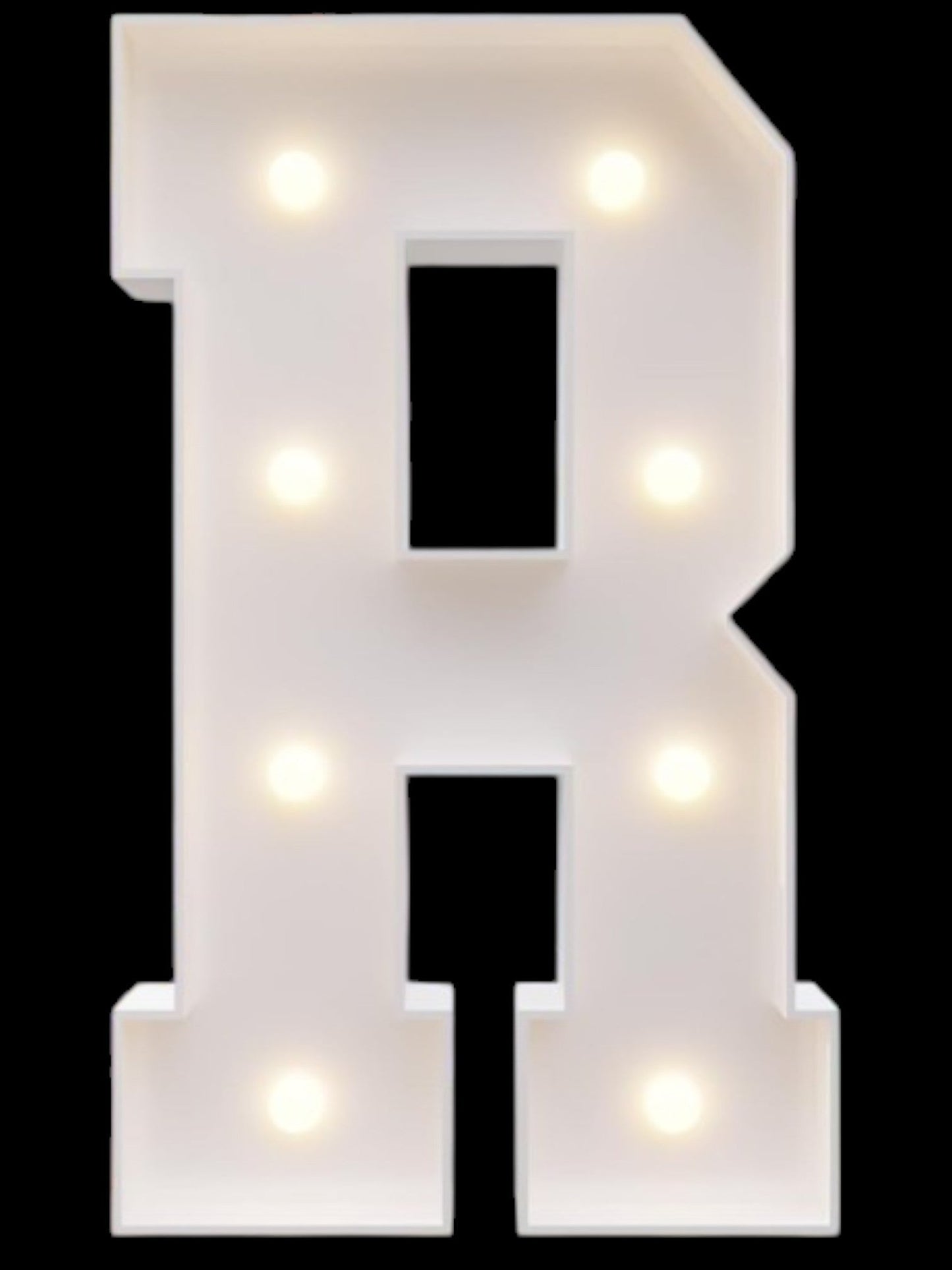 4ft Marquee Metal Letters with lights
