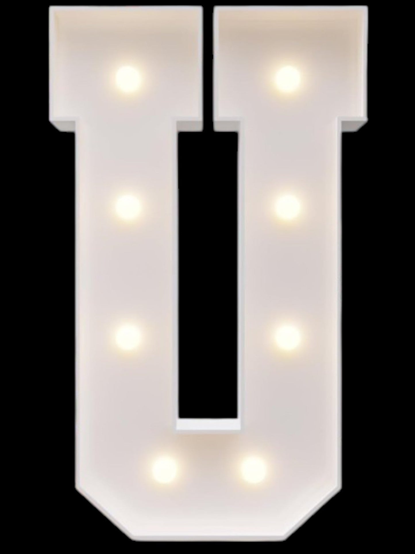 4ft Marquee Metal Letters with lights