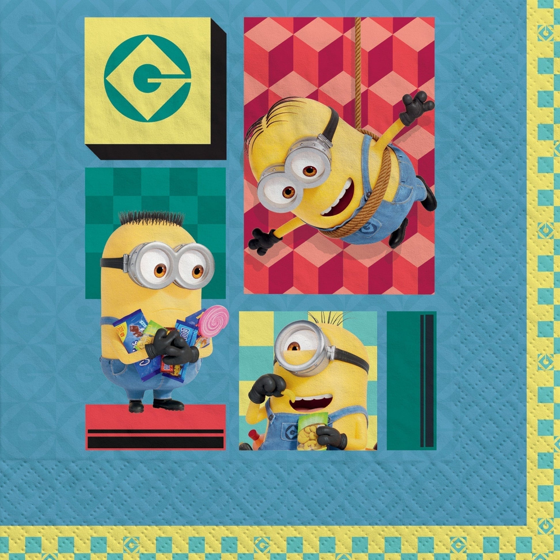 5" Beverage Napkins - Despicable Me 4 (16ct)