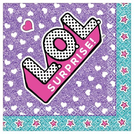 5" Beverage Napkins - LOL Surprise (16ct)