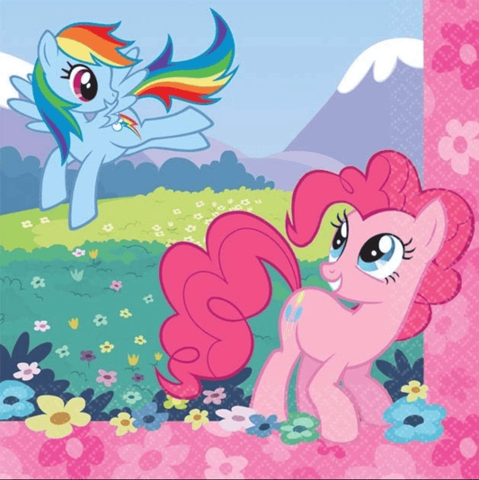 5" Beverage Napkins - My Little Pony Friendship (16ct)
