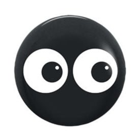 5" Double Eye Top Print - Black (100ct) - Sempertex