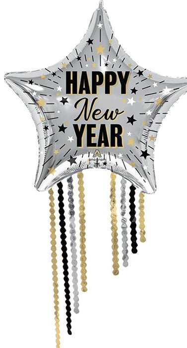 50" New Year Elegant Celebration Star with Fringe