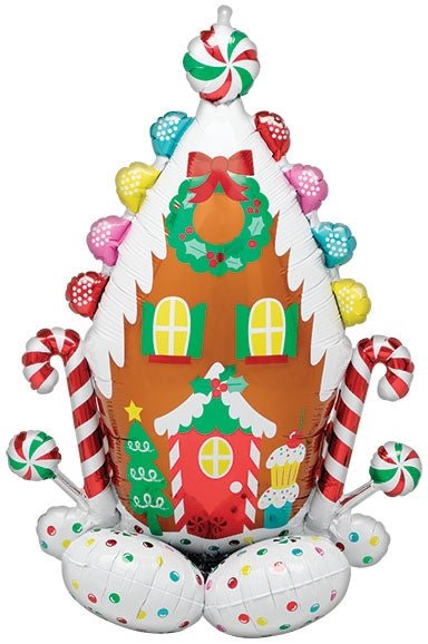 51" AirLoonz - Gingerbread House