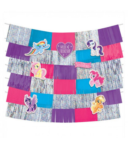 My Little Pony 'Friendship Adventures' Fringe Backdrop w/ Cutouts (14pc)