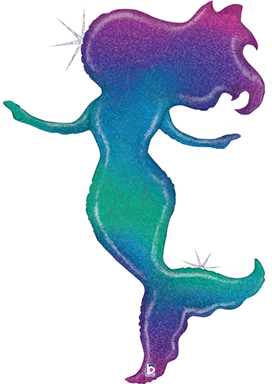 54" Glitter Mermaid