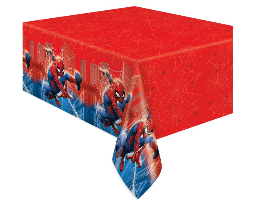 54" x 84" Spider-Man Rectangular Plastic Table Cover - Unique