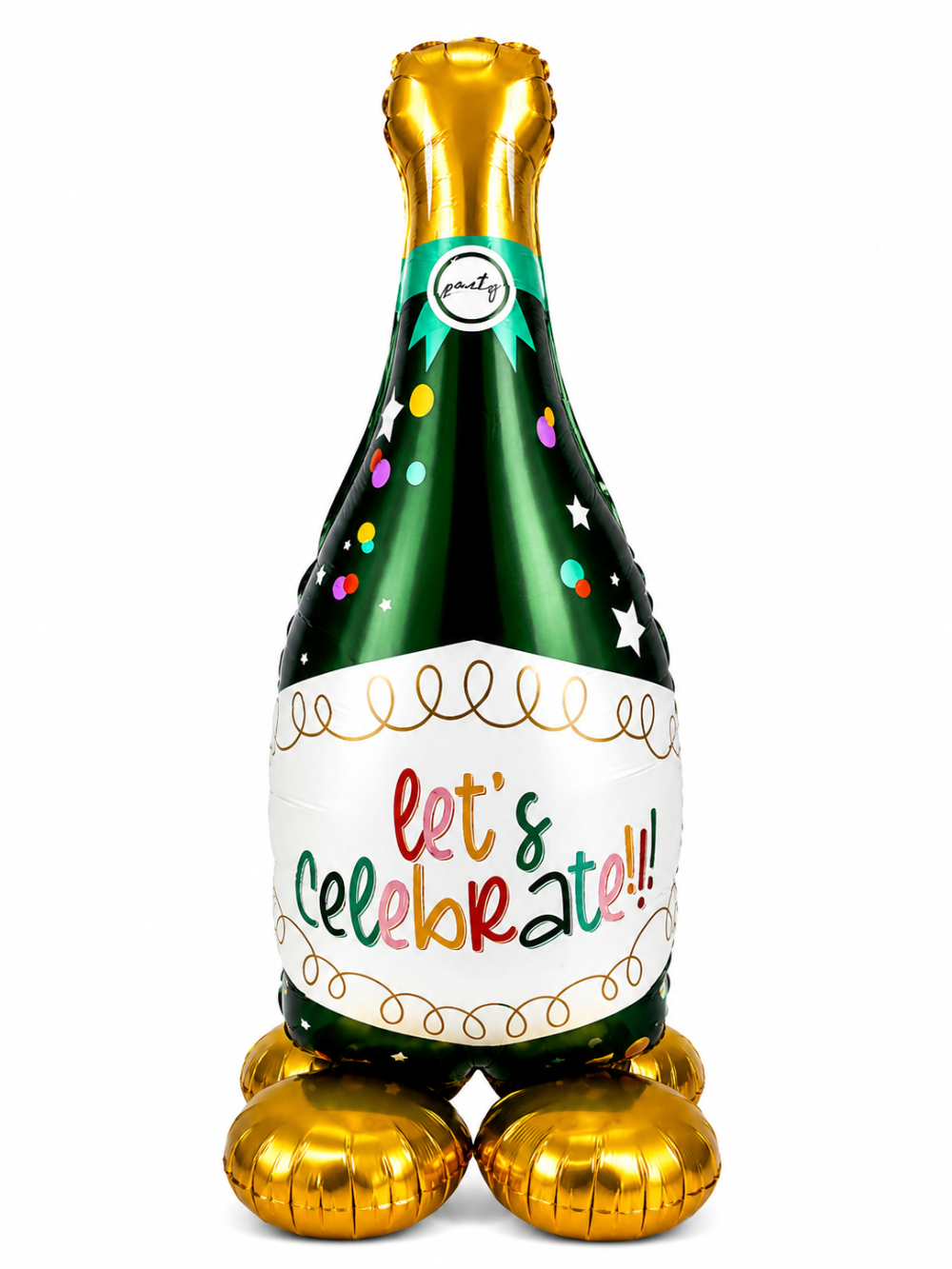 54" Standing Champagne Bottle