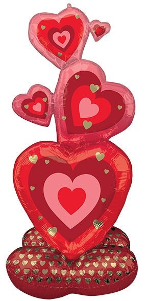 55" AirLoonz - Stacking Hearts - Anagram