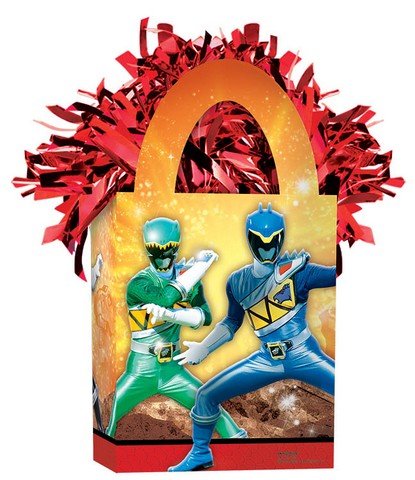 5.7oz Balloon Weight - Power Ranger Dino Charge Tote