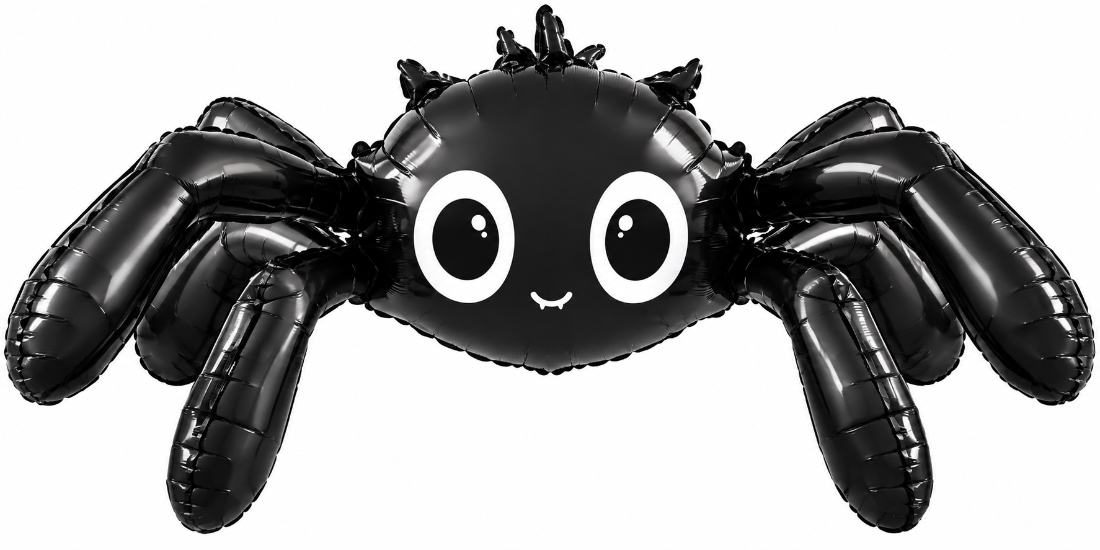 58" Halloween Cute Black Spider