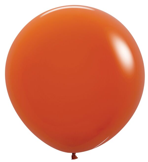 Sempertex 24" Deluxe Sunset Orange 10ct