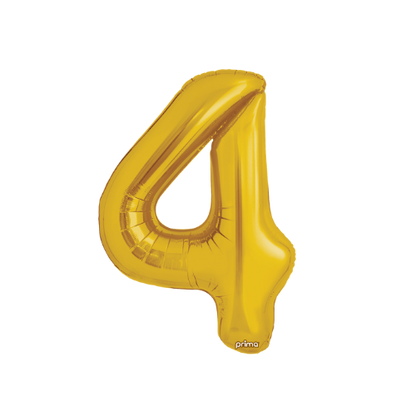 Prima 34" Gold Foil Balloon Number