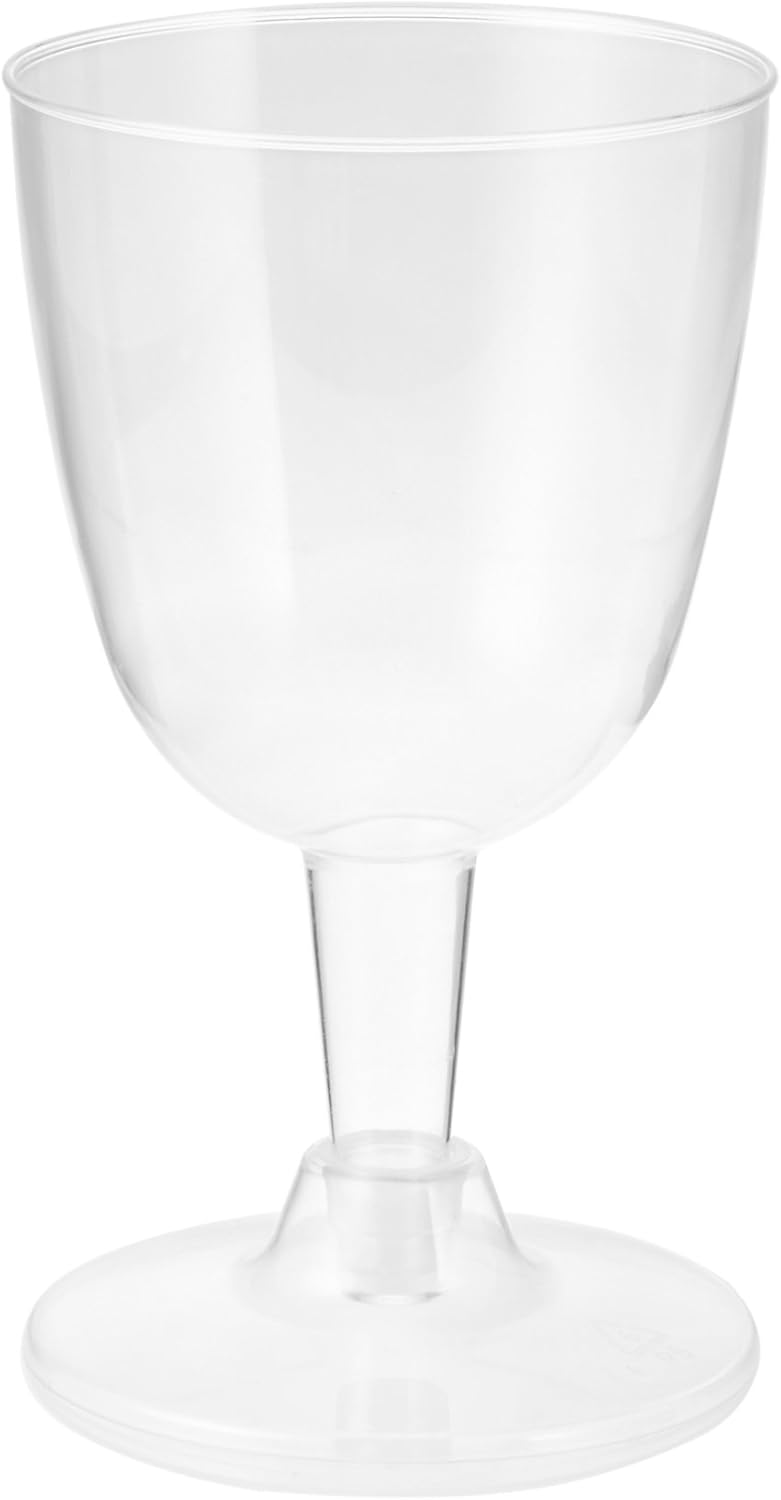 5oz Plastic Wine Glasses - Clear (40ct)