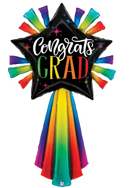 60" Special Delivery Congrats Grad - Betallic