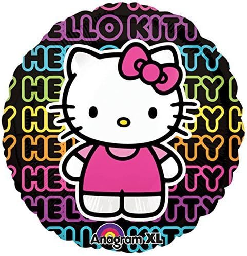 Globo de 18" Hello Kitty - Feliz cumpleaños rosa - Anagram