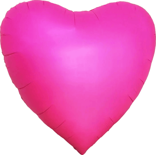 65" Heart - Hot Pink
