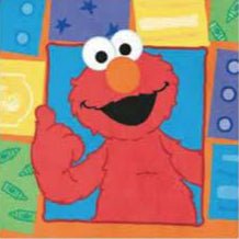 6.5" Lunch Napkins - Elmo (16ct)