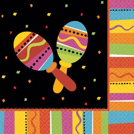 6.5" Lunch Napkins - Fiesta Fun (16ct)
