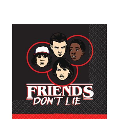 6.5" Luncheon Napkins - Stranger Things (16ct)